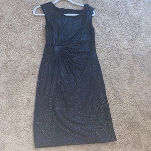 Black sparkly dress,Practically new. Size  10p